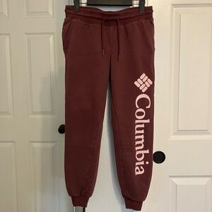 Columbia Maroon Joggers